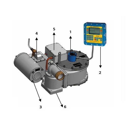 Hệ thống đo xả hàng từ xe bồn chảy tự nhiên ISOIL MSG9000