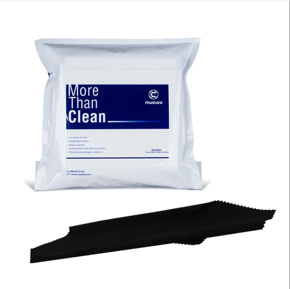 Khăn Lau Phòng Sạch Màu Đen ESD 110GSM 9x9