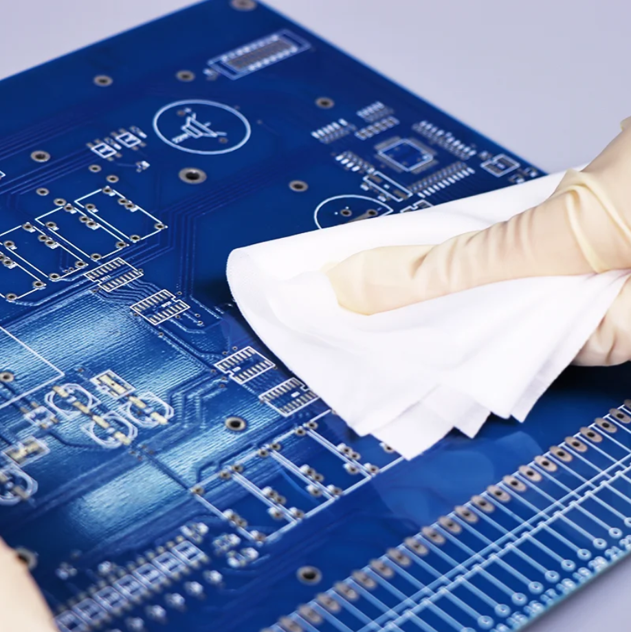 Khăn Lau Phòng Sạch Microfiber 165GSM 9x9