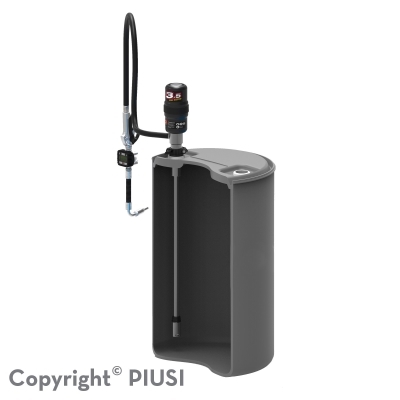 Bộ máy bơm dầu nhớt khí nén Piusi Oil Drum Kit