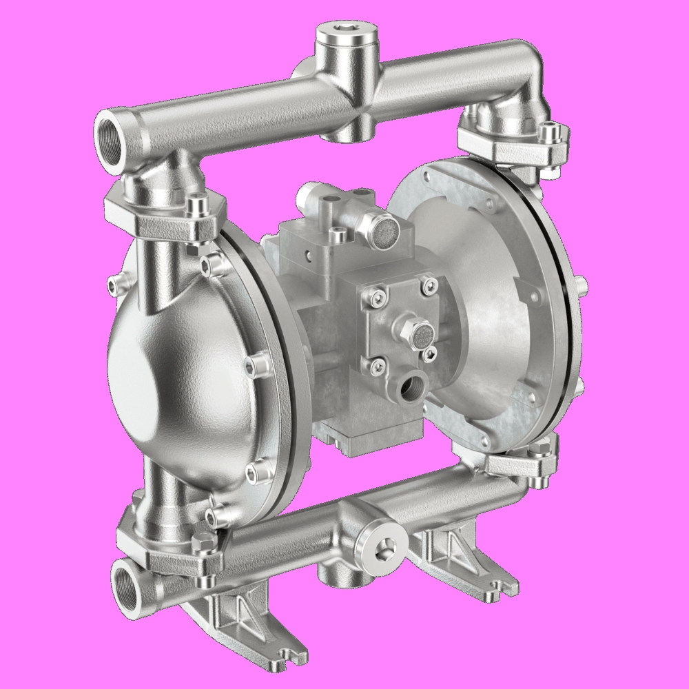 Bơm Màng Khí Nén DN15 Inox 316L 1/2”– Capitanio Italy