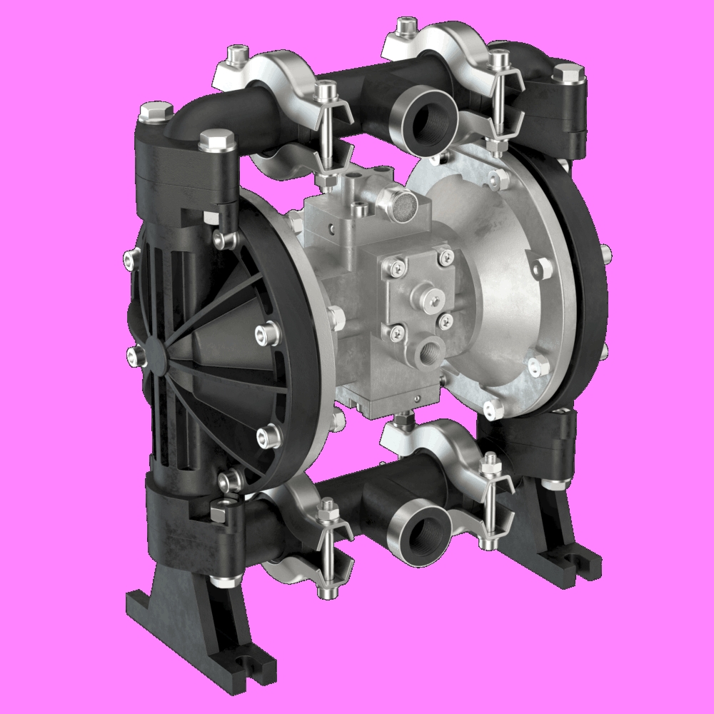 Bơm Màng Khí Nén DN15 PP 1/2” – Capitanio Italy