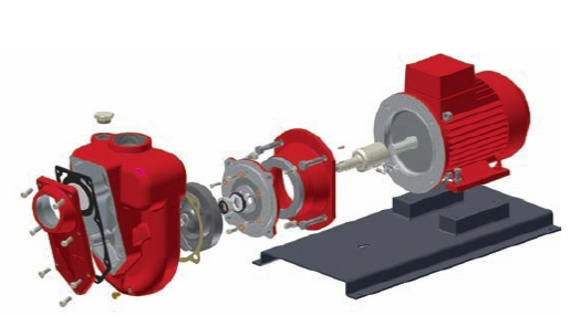 Cấu tạo Máy bơm xăng dầu ly tâm GMP